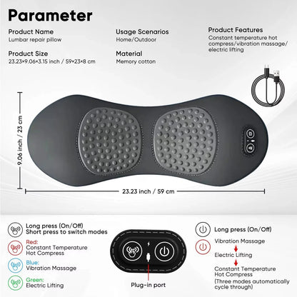 Massage Lumbar Pillow
