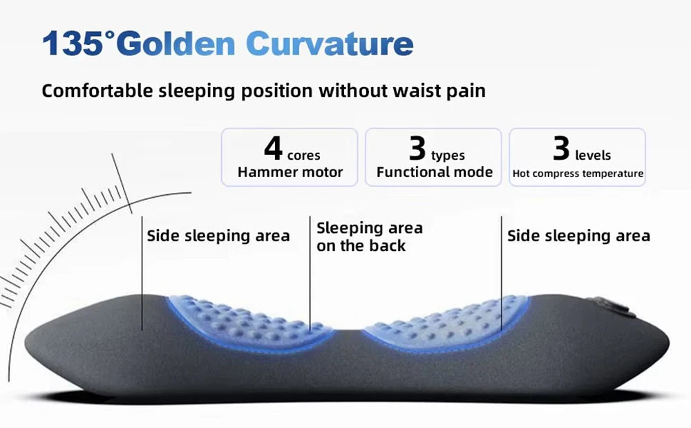 Massage Lumbar Pillow
