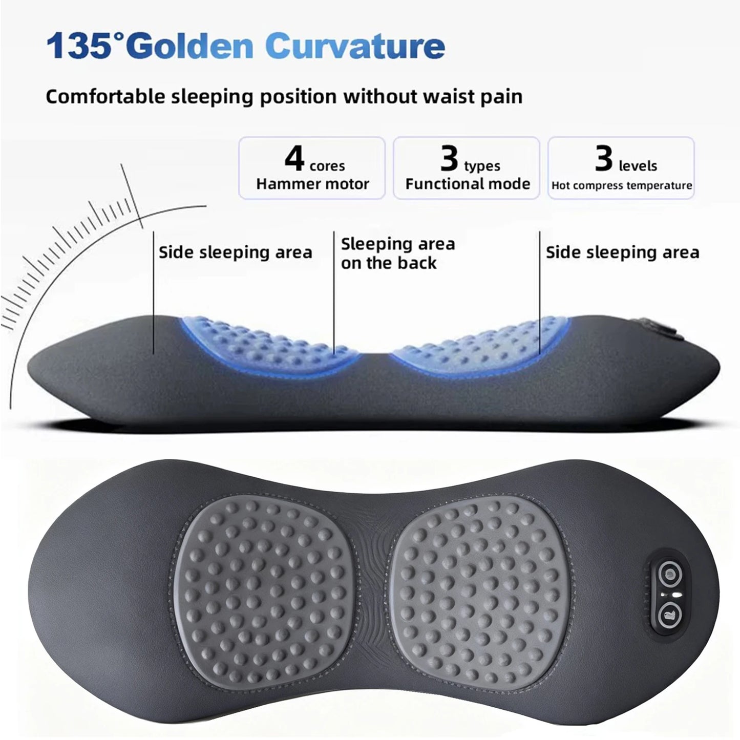 Massage Lumbar Pillow